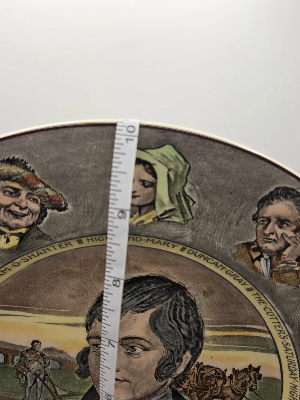 Royal Doulton Robert Burns Plate D6344 Vintage Excellent Condition